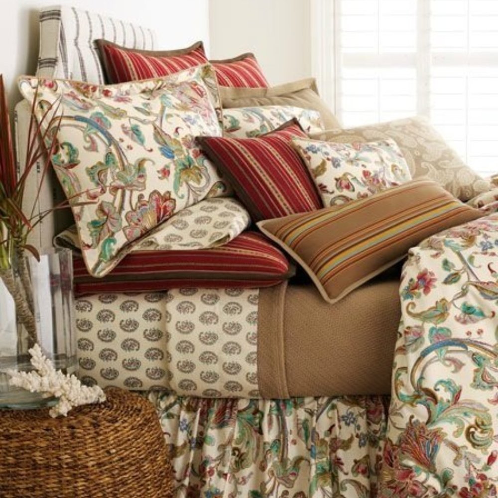 Ralph Lauren Antigua Std Pillowcase Paisley - PAIR